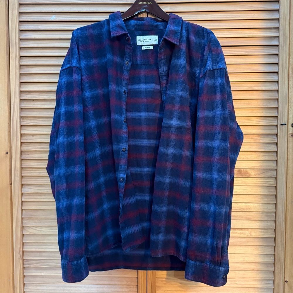 Abercrombie & Fitch plaid flannel XXL